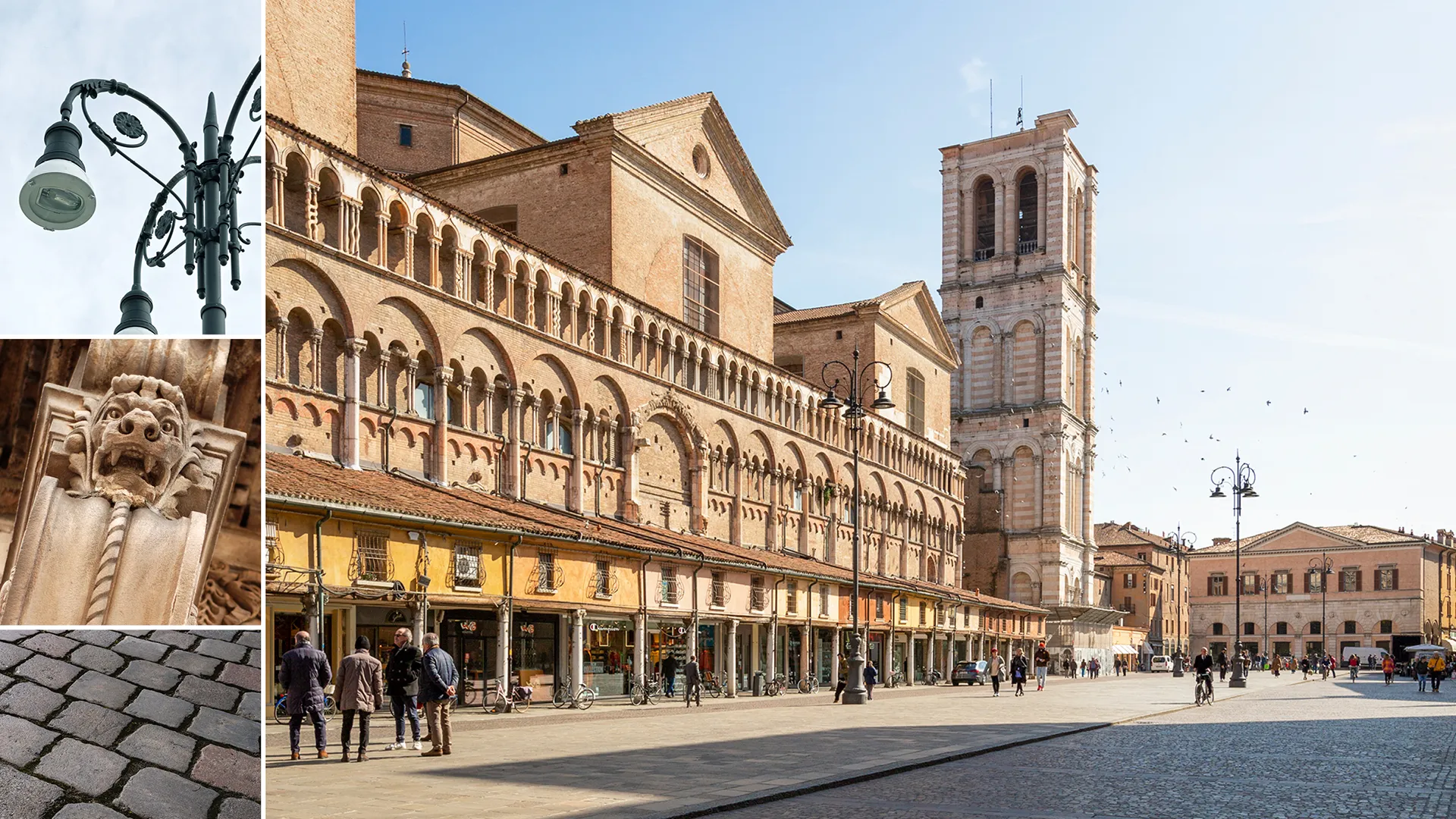 Ferrara piazza Trento Trieste